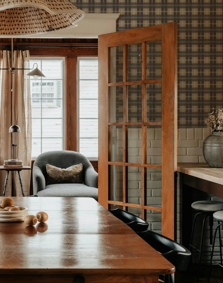 Classic Plaid, Faded Navy