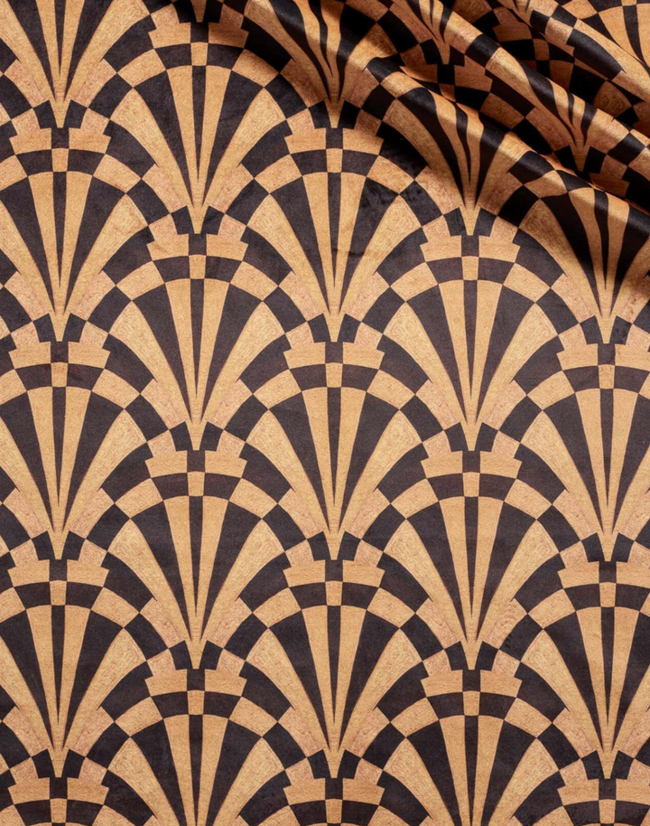 Cleo Velvet Fabric, Gold