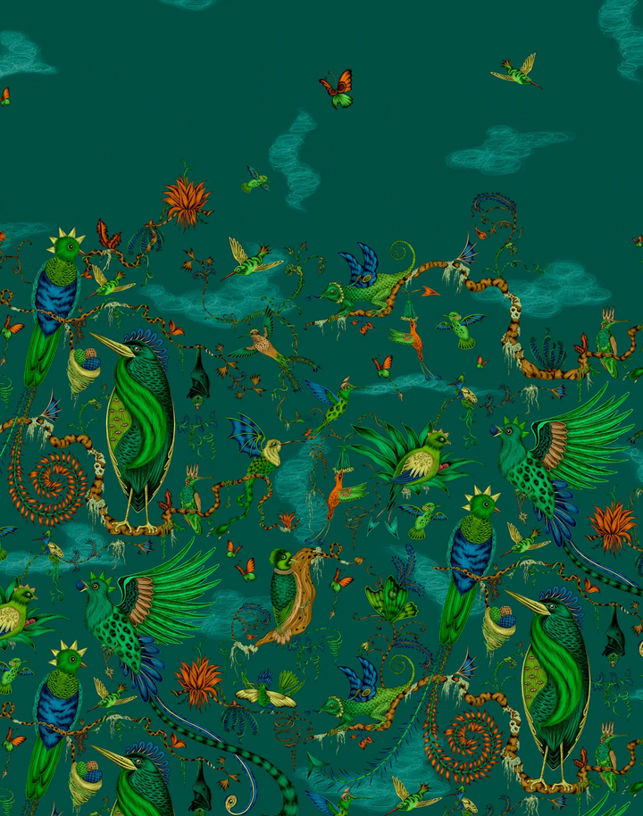 Cloud Forest, Teal W0200-02