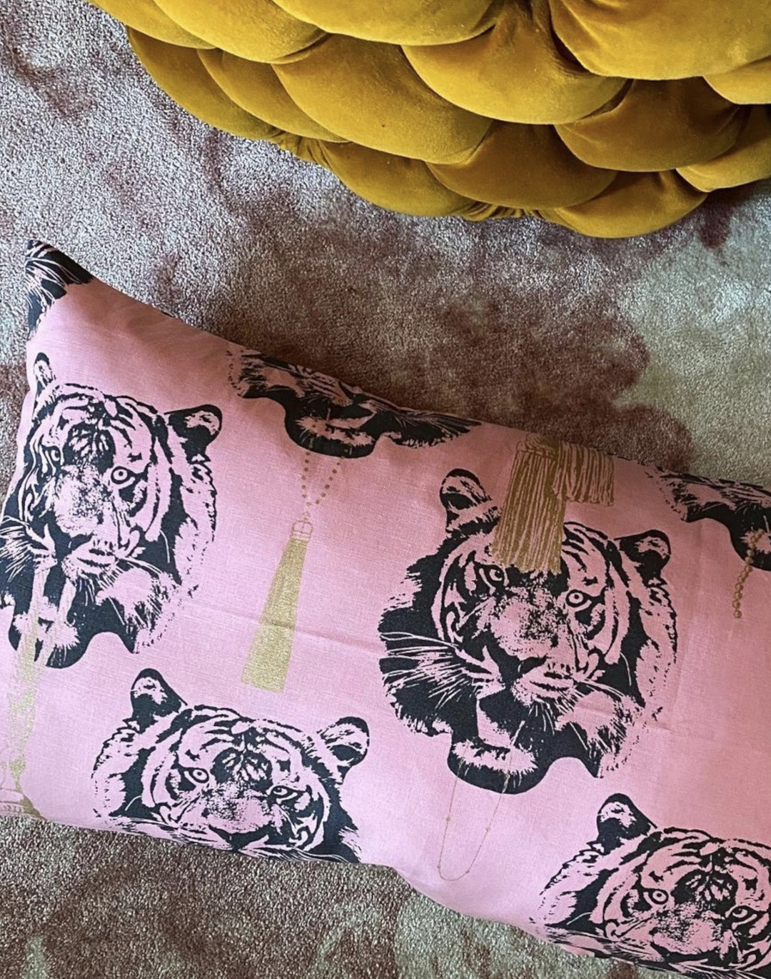 SLB Coco Tiger Pink Cushion Cover – The Pattern Collective SLB Coco Tiger Pink Cushion Cover – The Pattern Collective