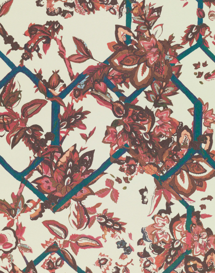 Creeping Trellis, Wedgewood Red