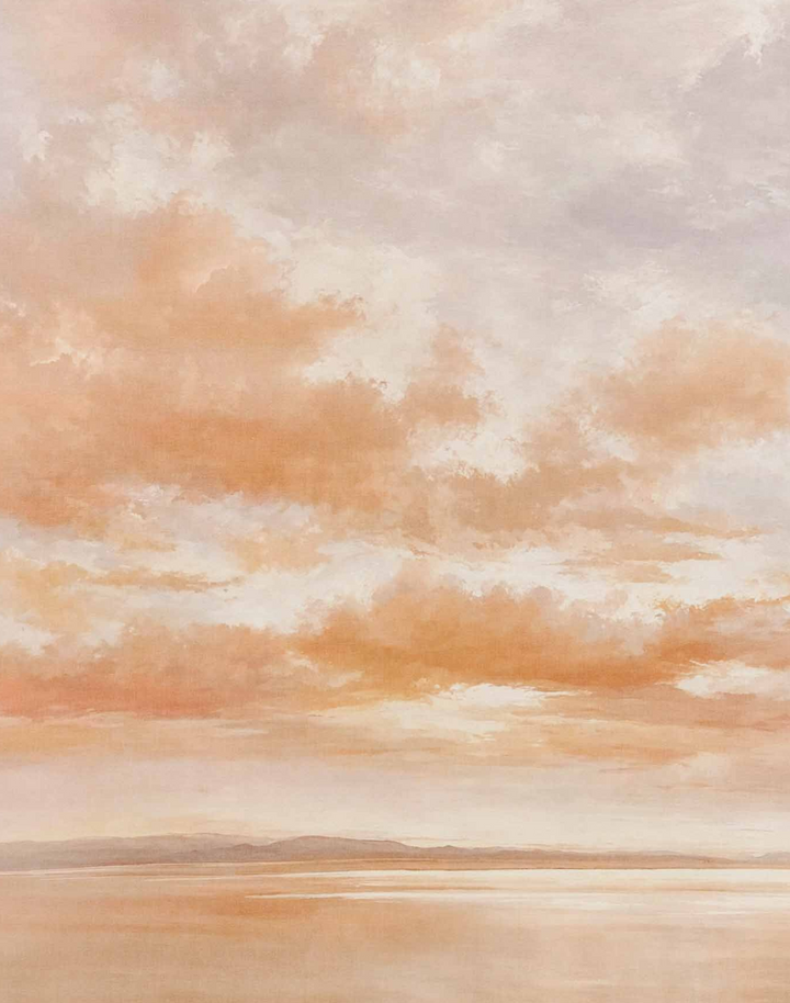 Cumulus Clouds, Coral D00157