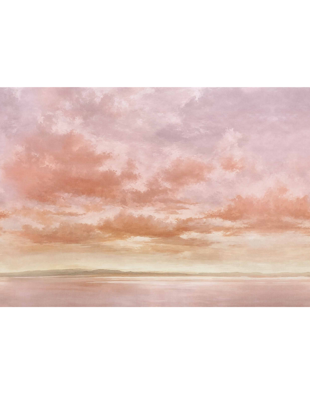 Cumulus Clouds, Peach D00159