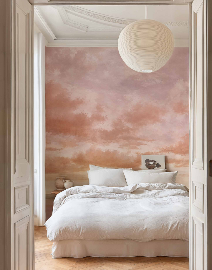 Cumulus Clouds, Peach D00159