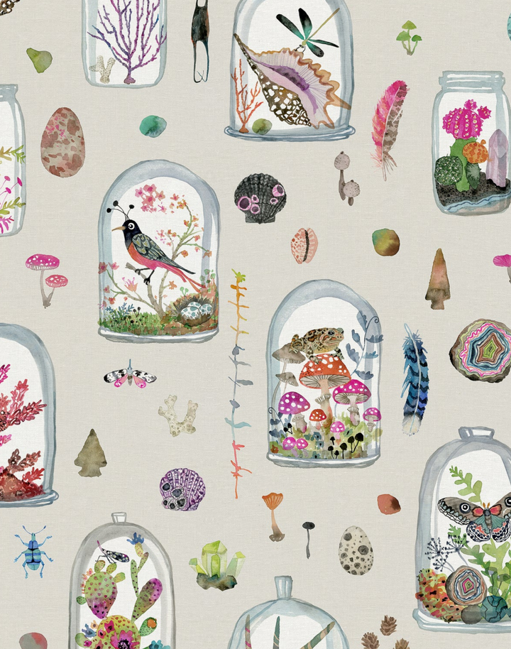 Curio, Multi - Linen Fabric