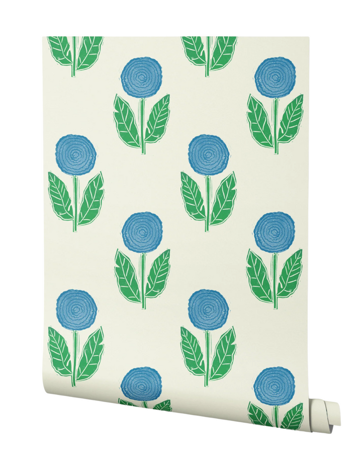 Dahlia, Blue - LARGE SCALE