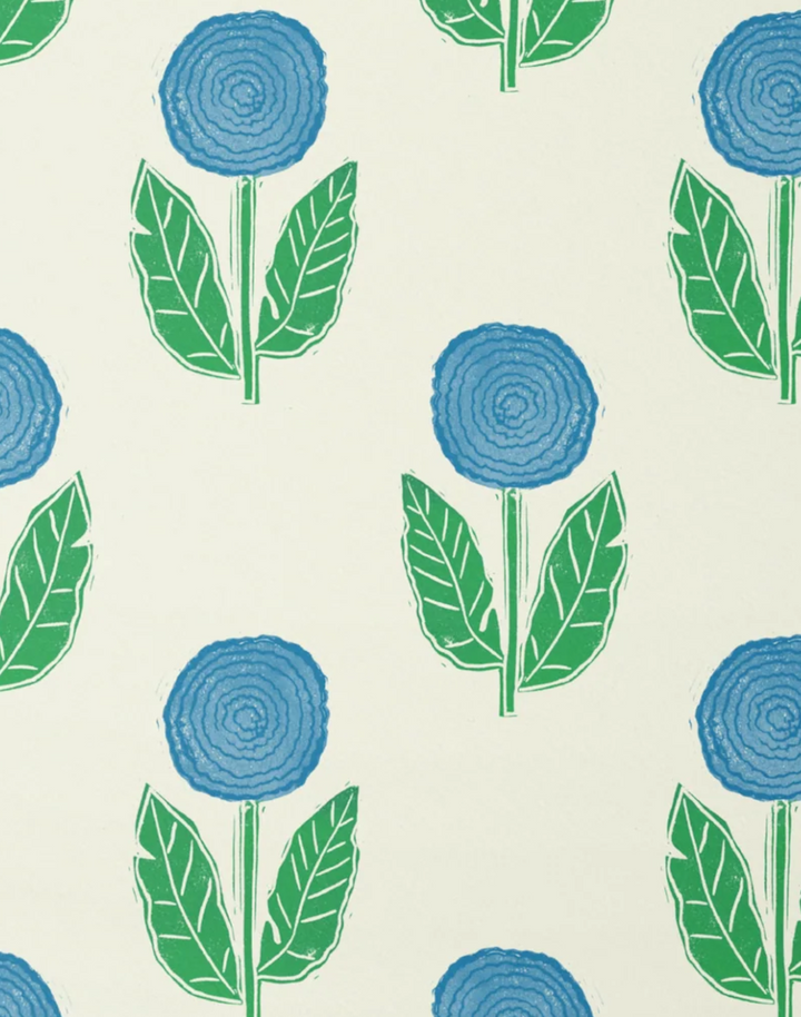 Dahlia, Blue - LARGE SCALE