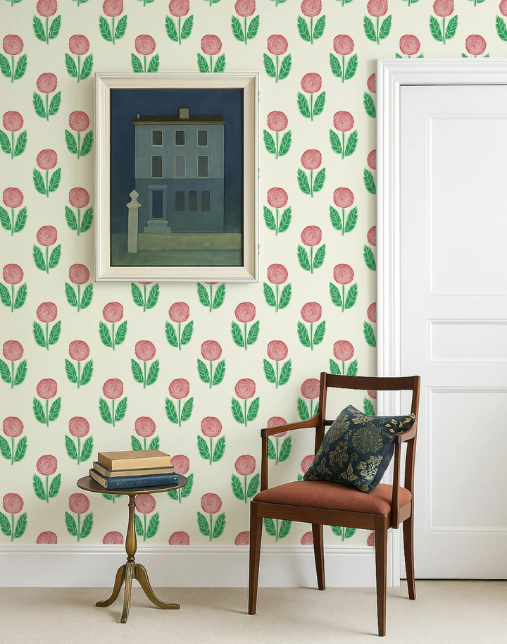 Dahlia, Red - LARGE SCALE