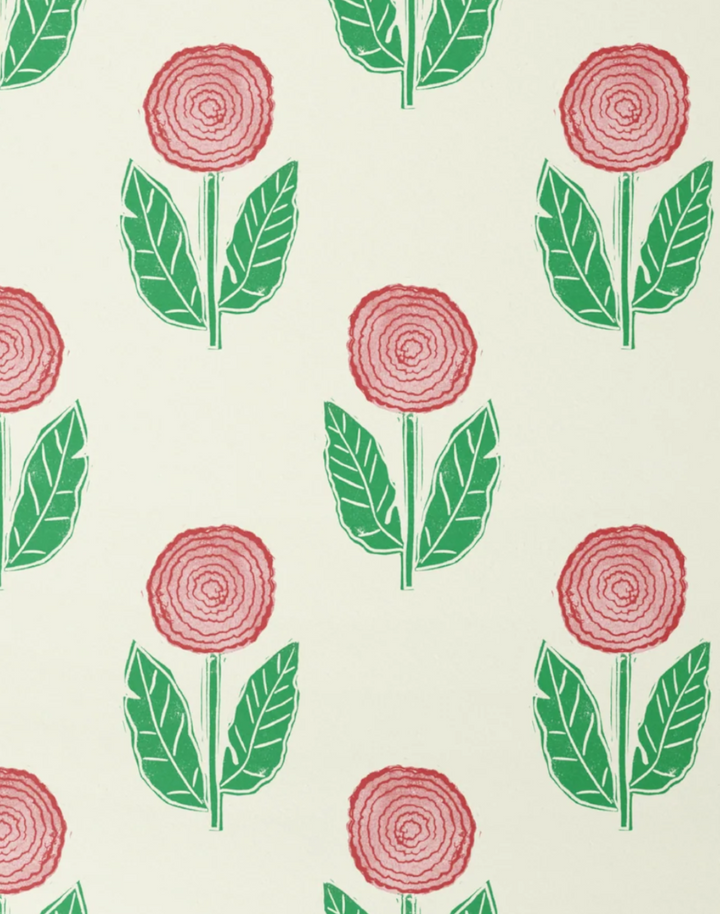 Dahlia, Red - LARGE SCALE