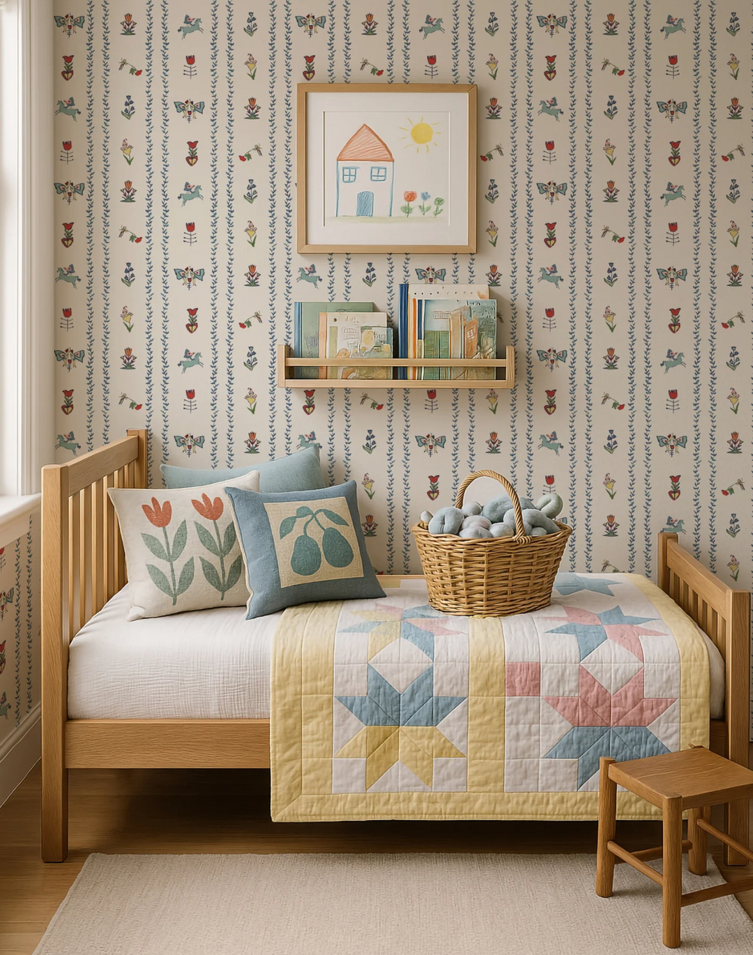 Dance Away in the Garden, Blue