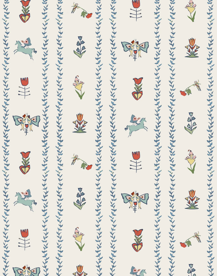 Dance Away in the Garden, Blue