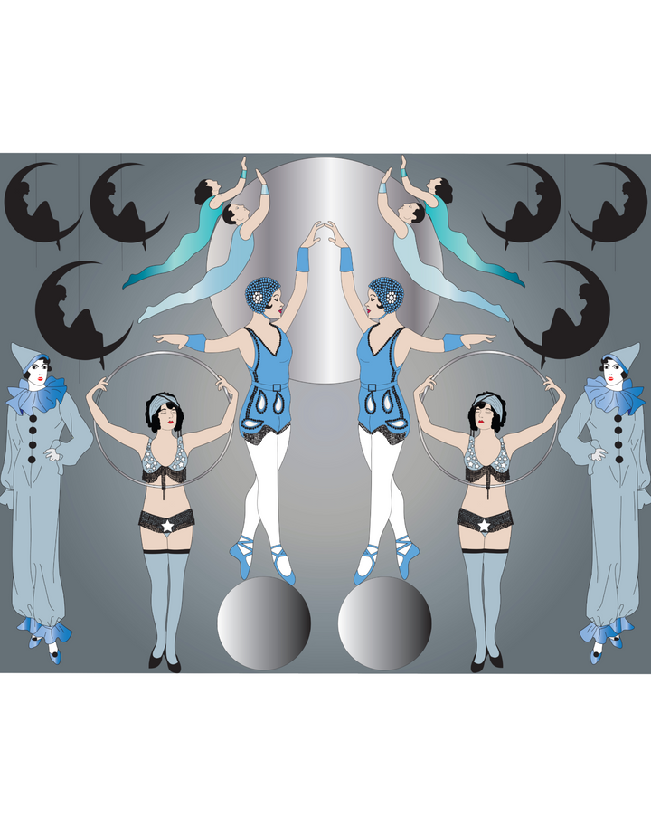 Deco Circus, Blue