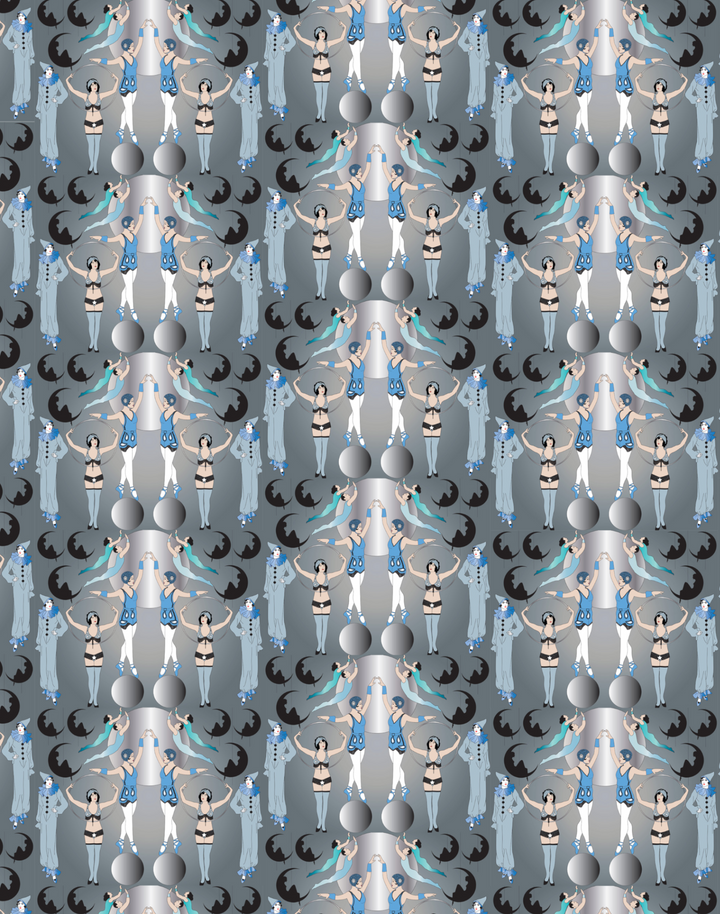 Deco Circus, Blue