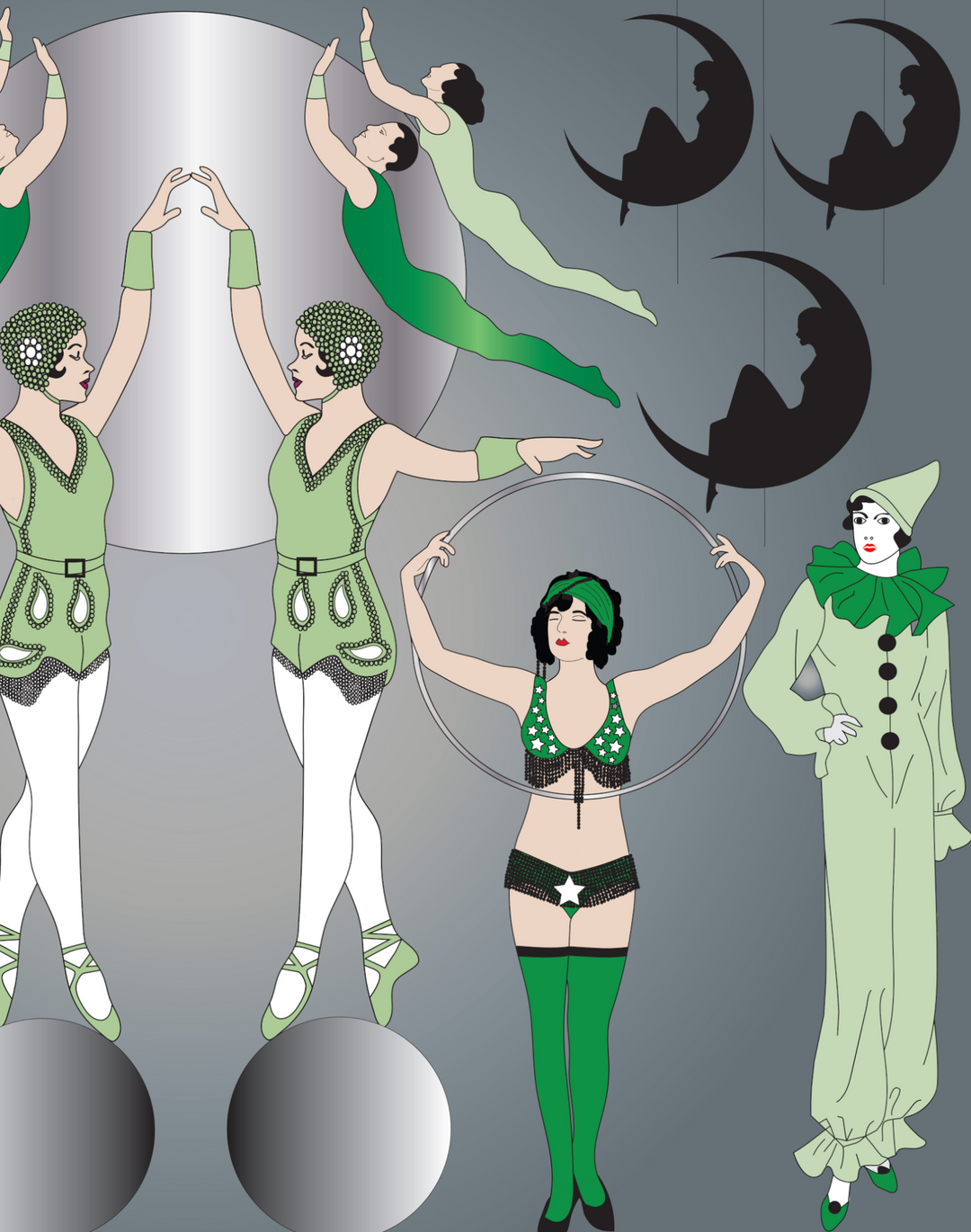 Deco Circus, Green