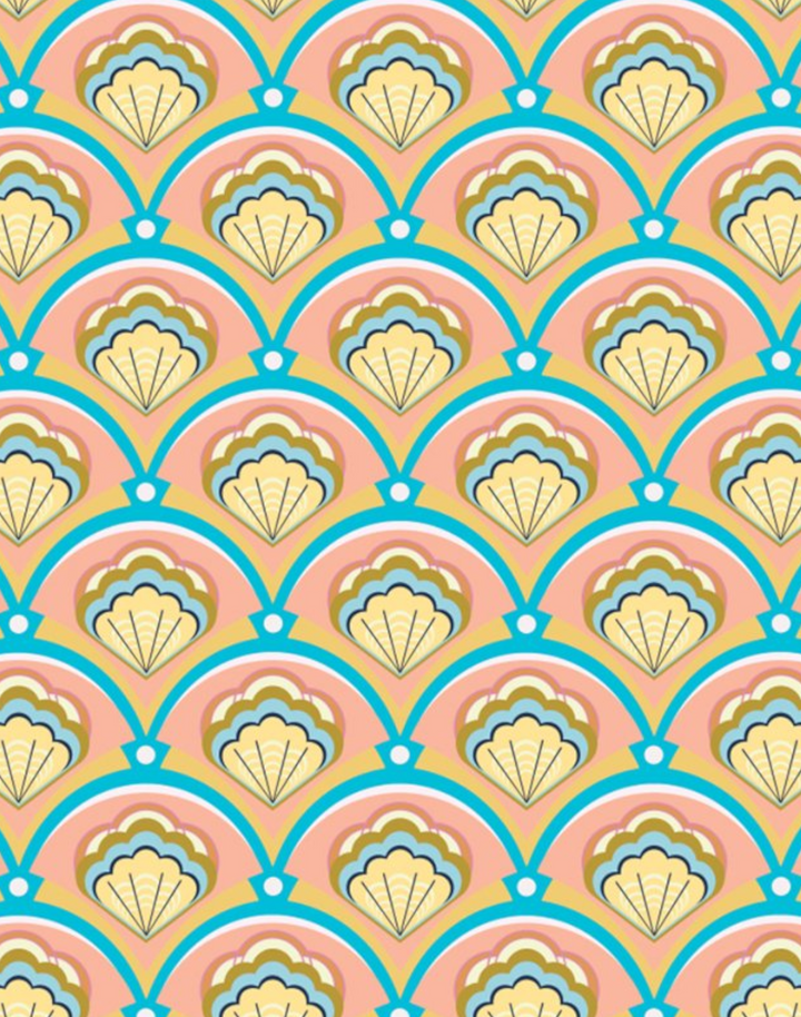 Deco Seashell, Peach Melba