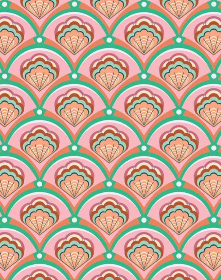 Deco Seashell, Strawberry Ice