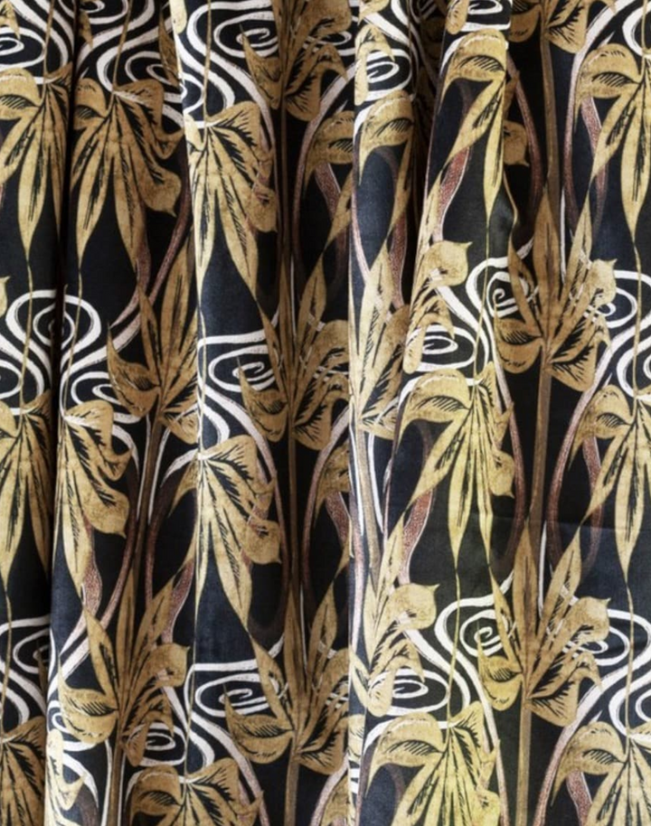 Dianne Velvet Fabric, Gold