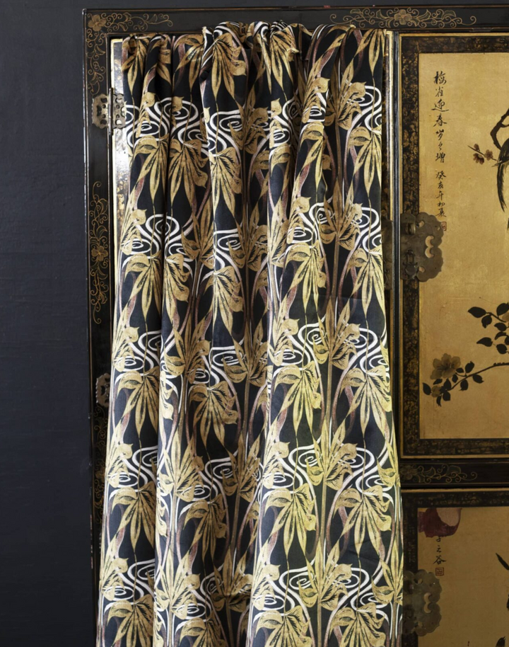 Dianne Velvet Fabric, Gold