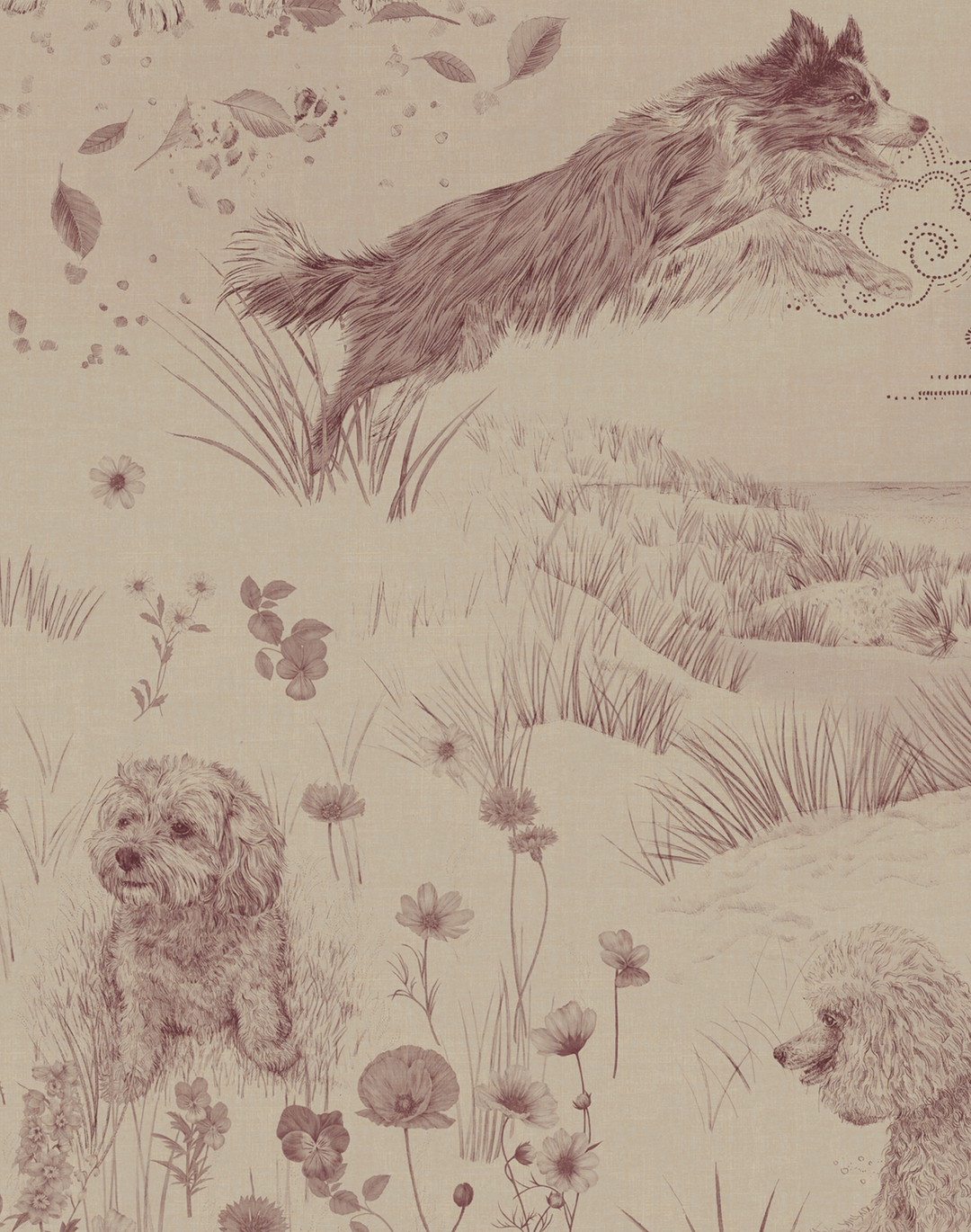 Dog Tales, Burgandy
