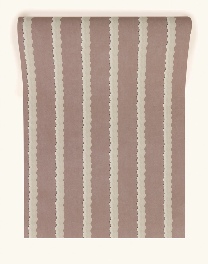 Double Scroll Stripe, Lilac