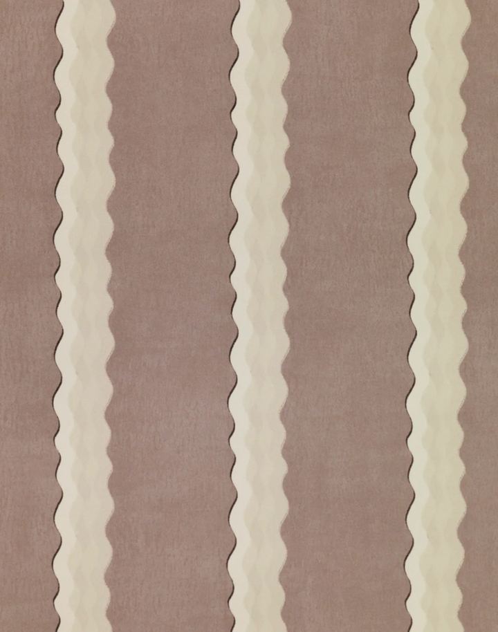 Double Scroll Stripe, Lilac