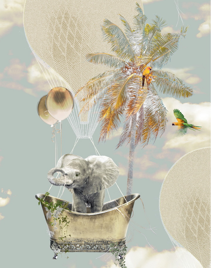 Elephants in the Clouds, Light Blue