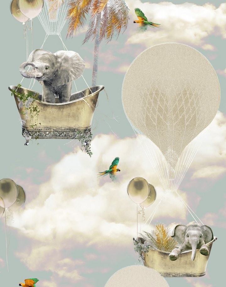 Elephants in the Clouds, Light Blue