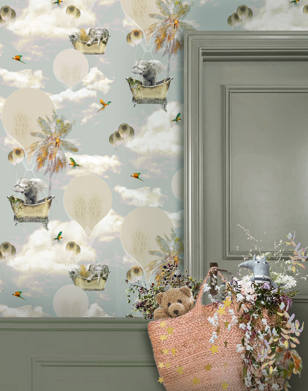 Elephants in the Clouds, Light Blue