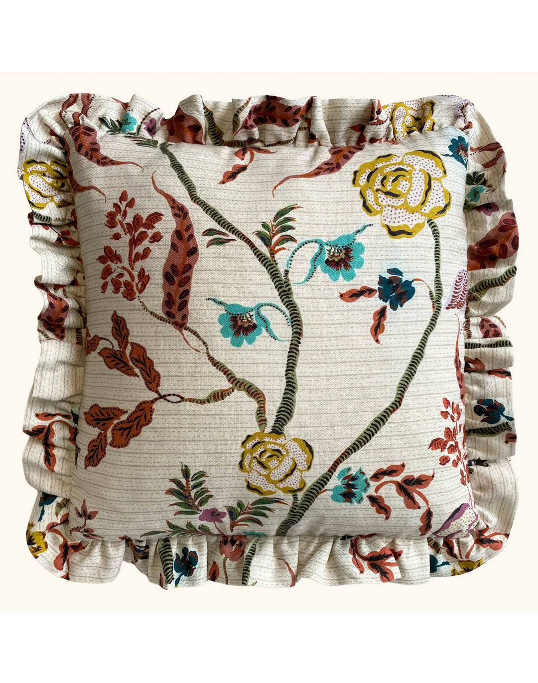 Eversley, Cinnamon Tobacco - Linen Fabric