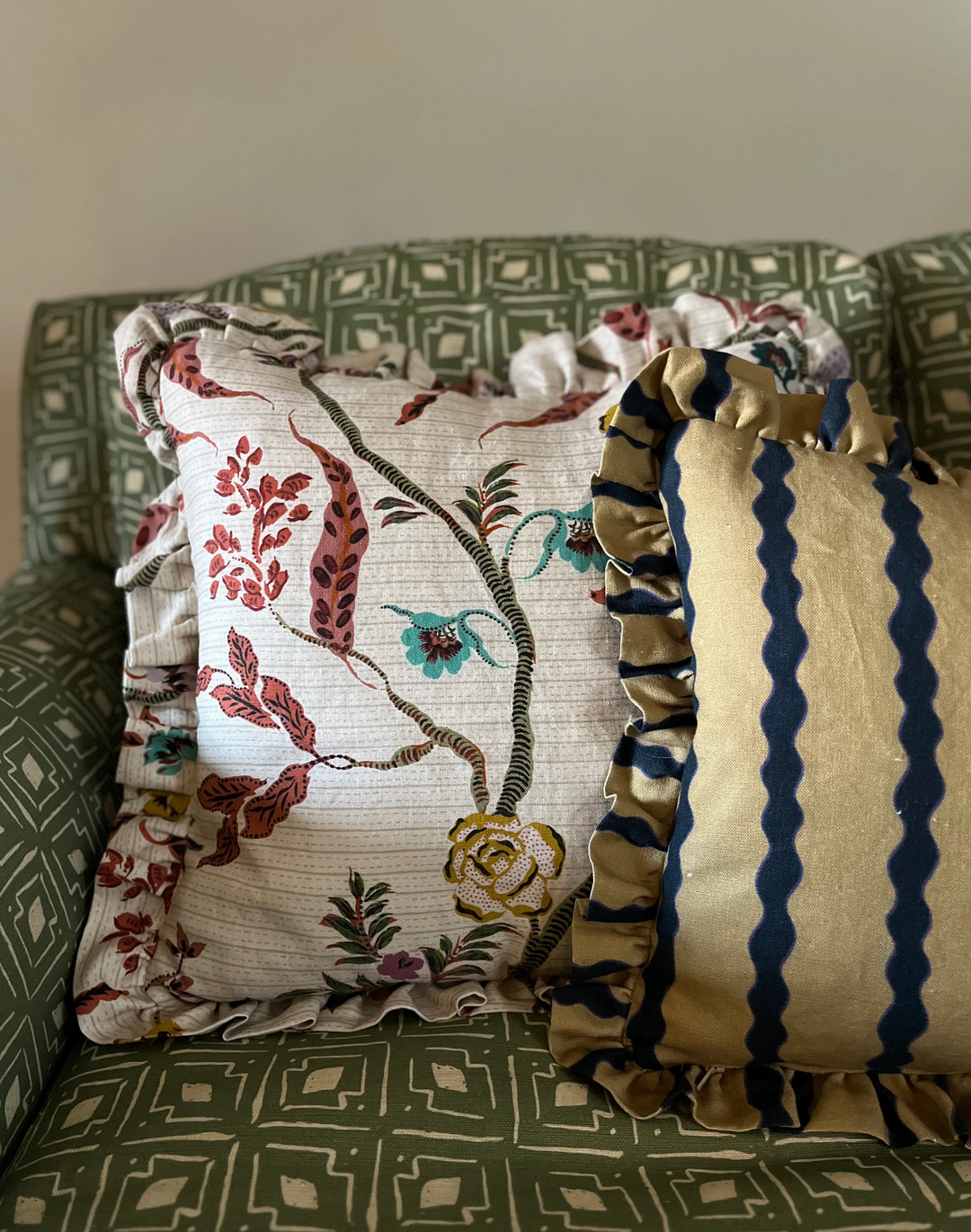 Eversley, Cinnamon Tobacco - Linen Fabric