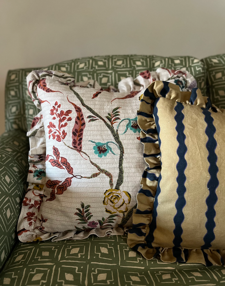 Eversley, Cinnamon Tobacco - Linen Fabric