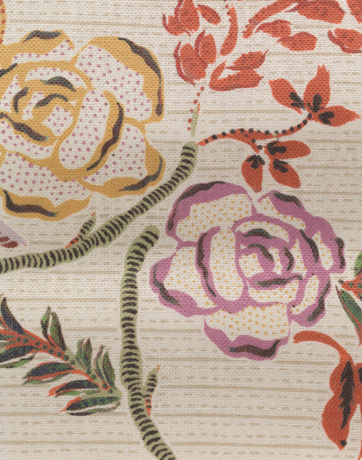 Eversley, Cinnamon Tobacco - Linen Fabric