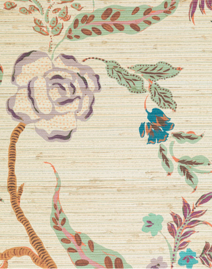 Eversley Grasscloth, Verdigris