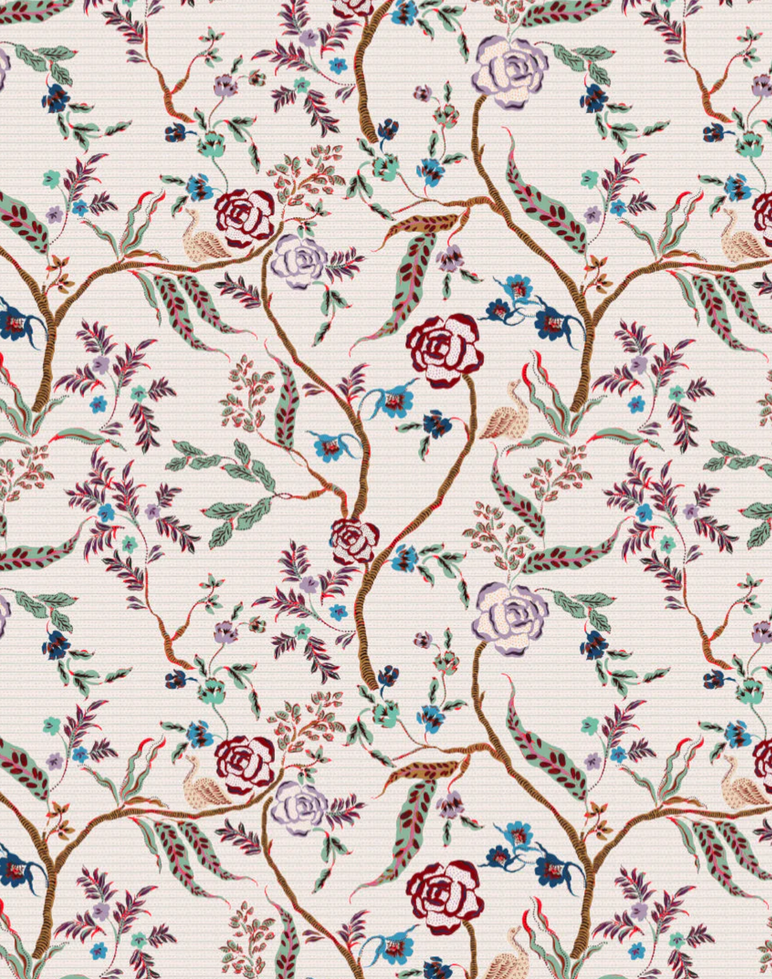 Eversley, Verdigris - Linen Fabric