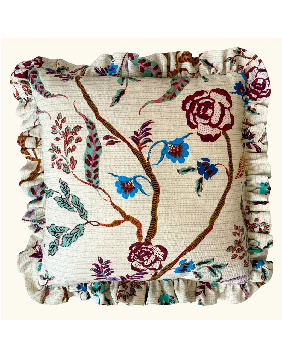 Eversley, Verdigris - Linen Fabric
