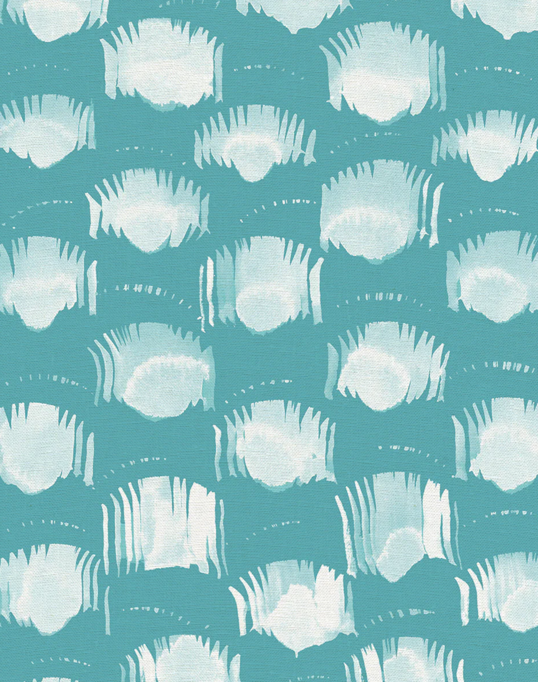 Eyelash, Ocean - Linen Fabric