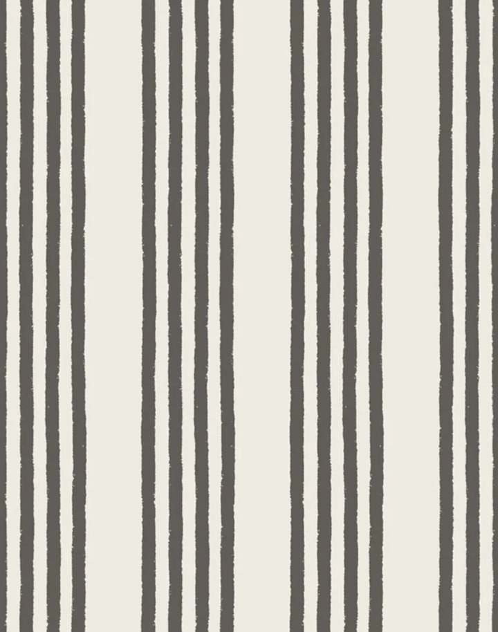 Fields Linen Fabric, Black