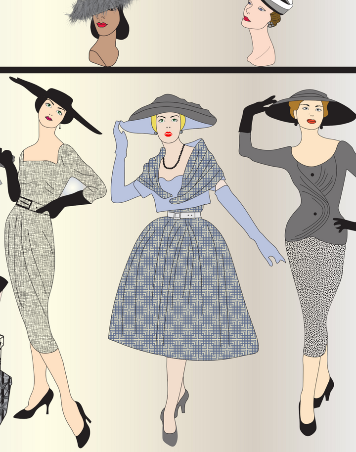 Fifties Fashion, Grey