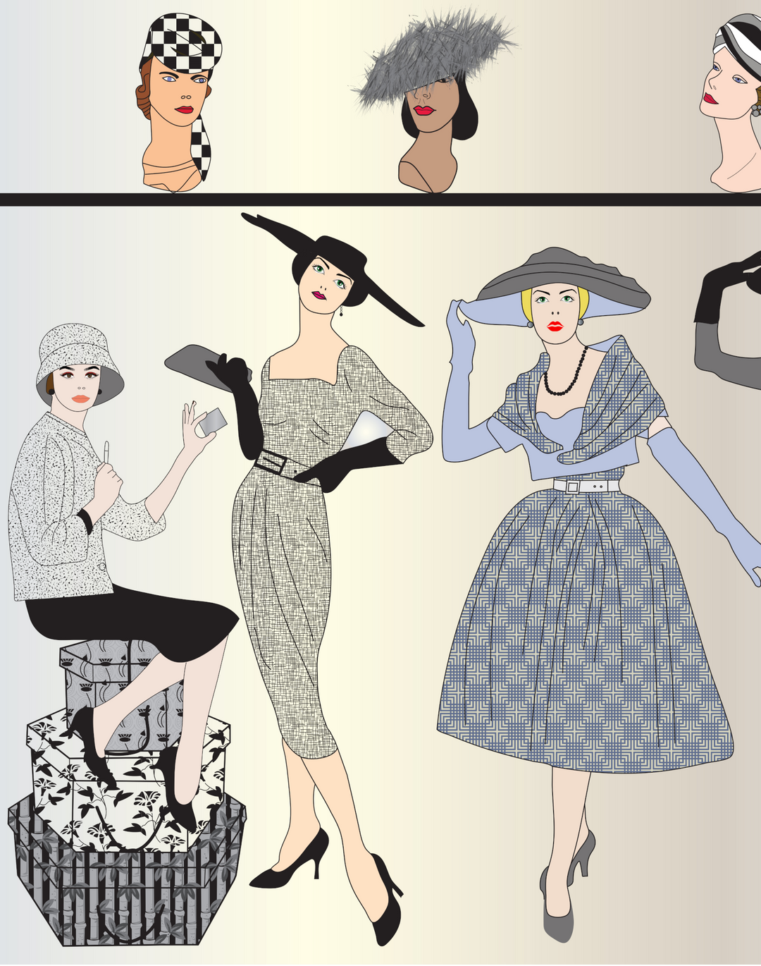 Fifties Fashion, Grey