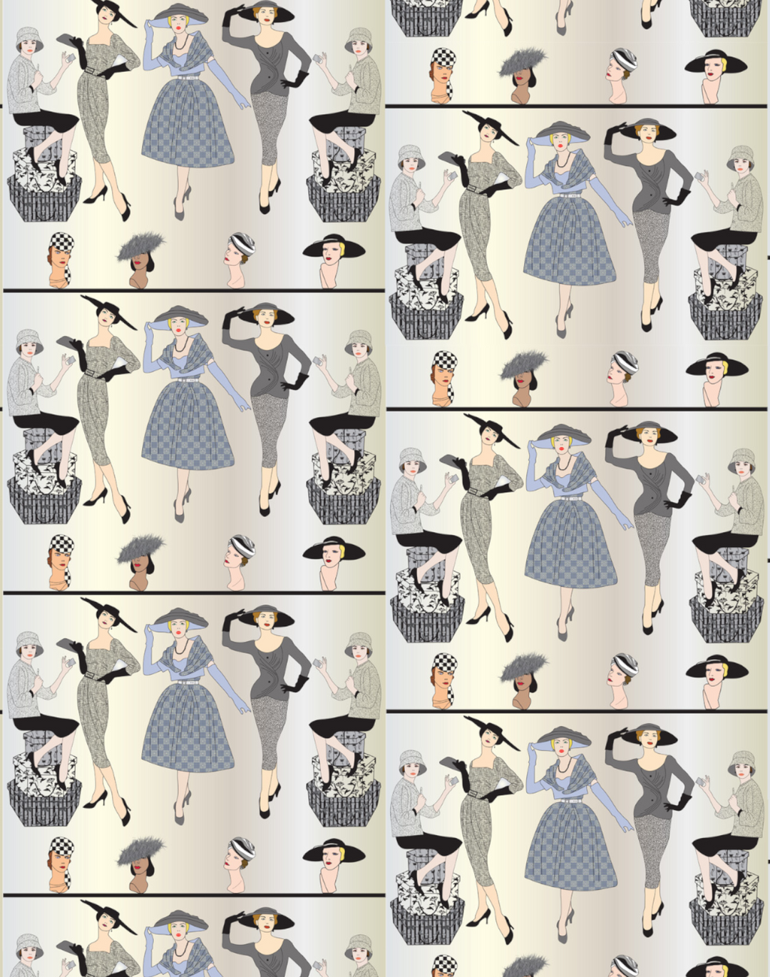 Fifties Fashion, Grey