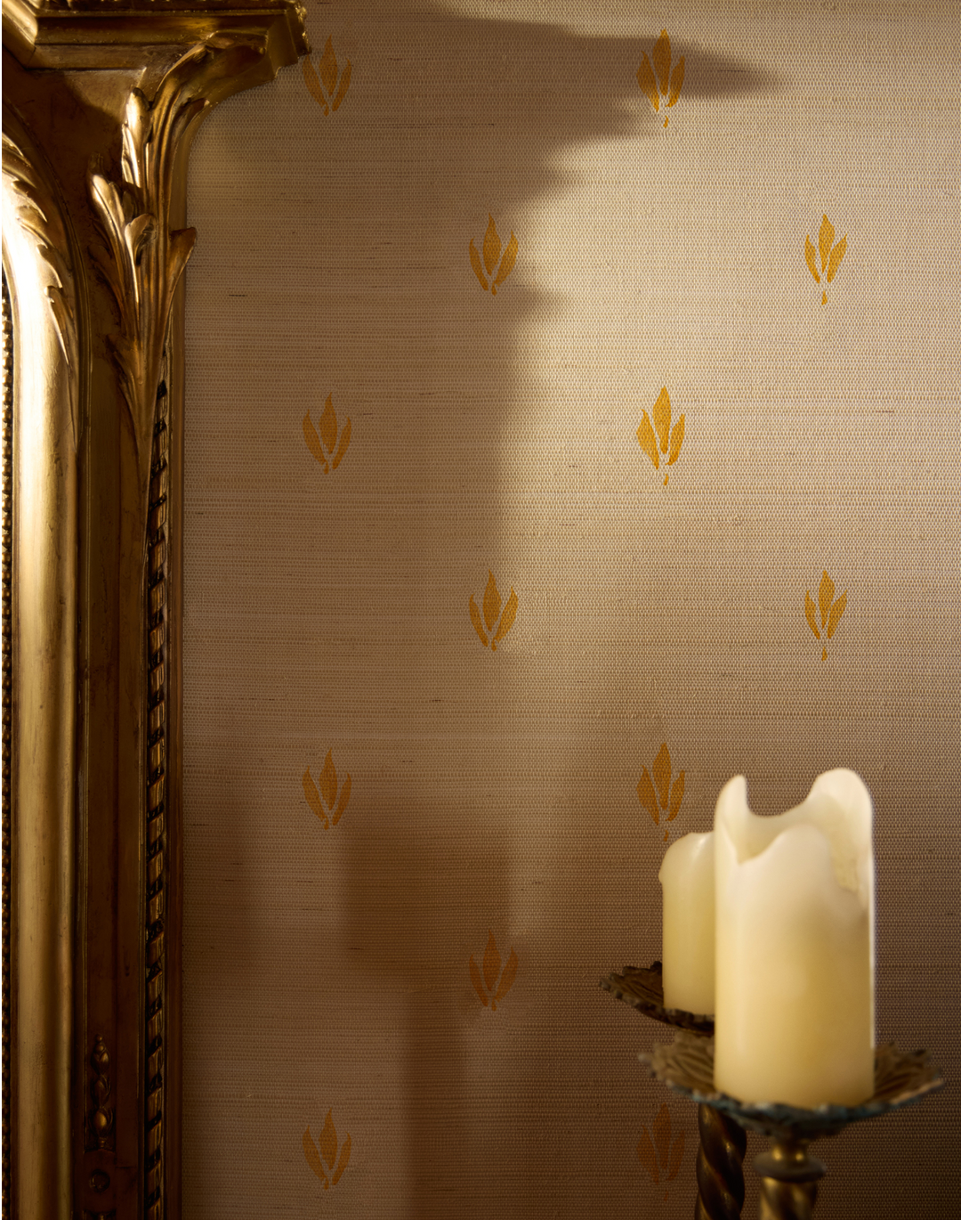 Fleur Savage Grasscloth, Soft Wheat WPLR0129