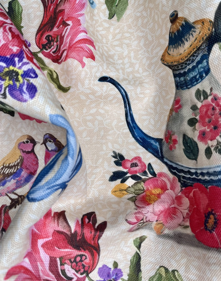 Floral Affair, September - Linen Fabric