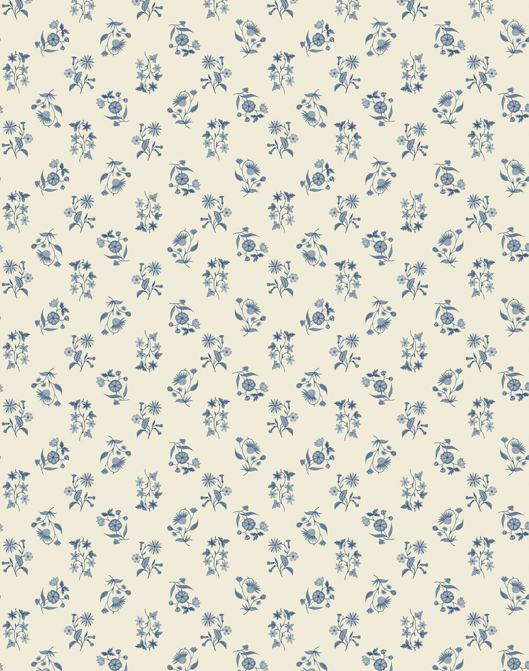 Floral Cascade Grasscloth, Seashell Hue WPLN0157