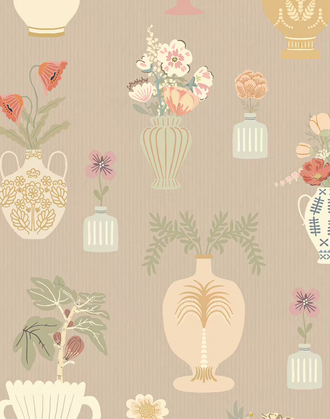 Floral Daiquiri, Veil Merino Brown