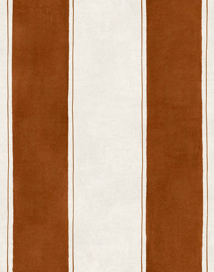 Florentine Stripe, Coffee D00121