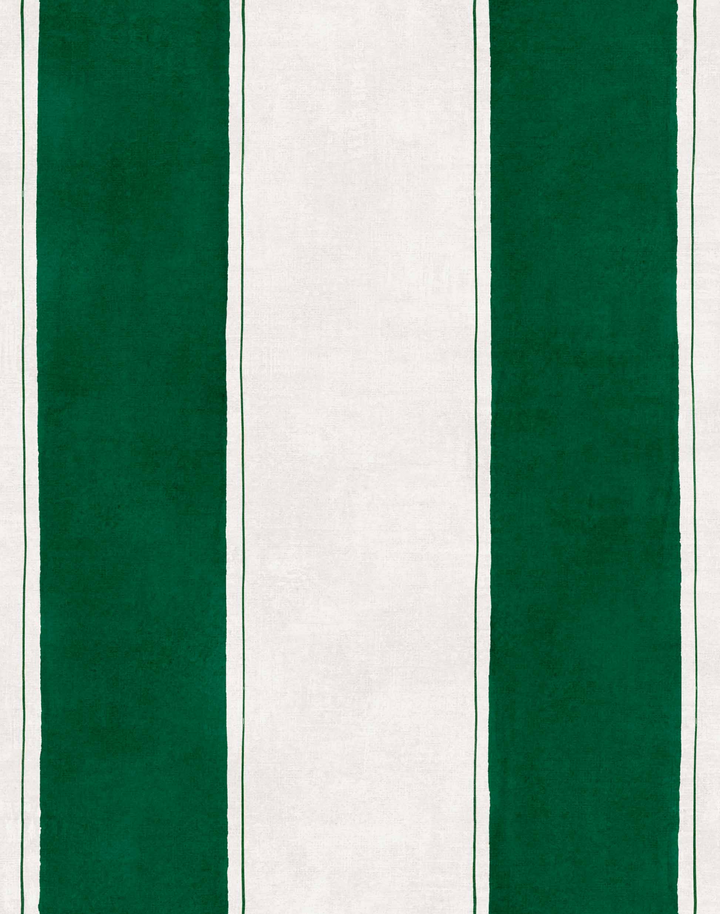 Florentine Stripe, Emerald D00118