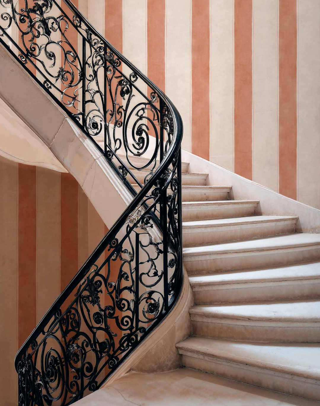Florentine Stripe, Peach D00116