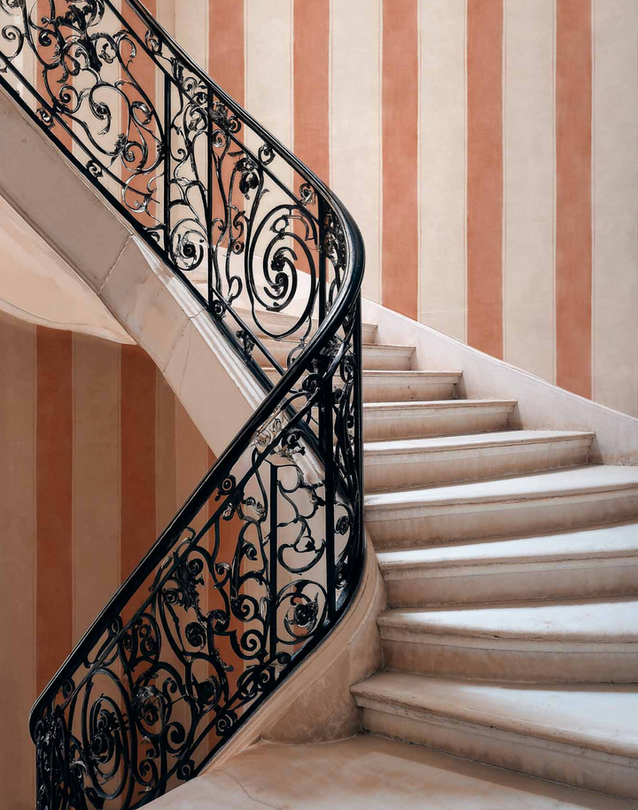 Florentine Stripe, Peach D00116