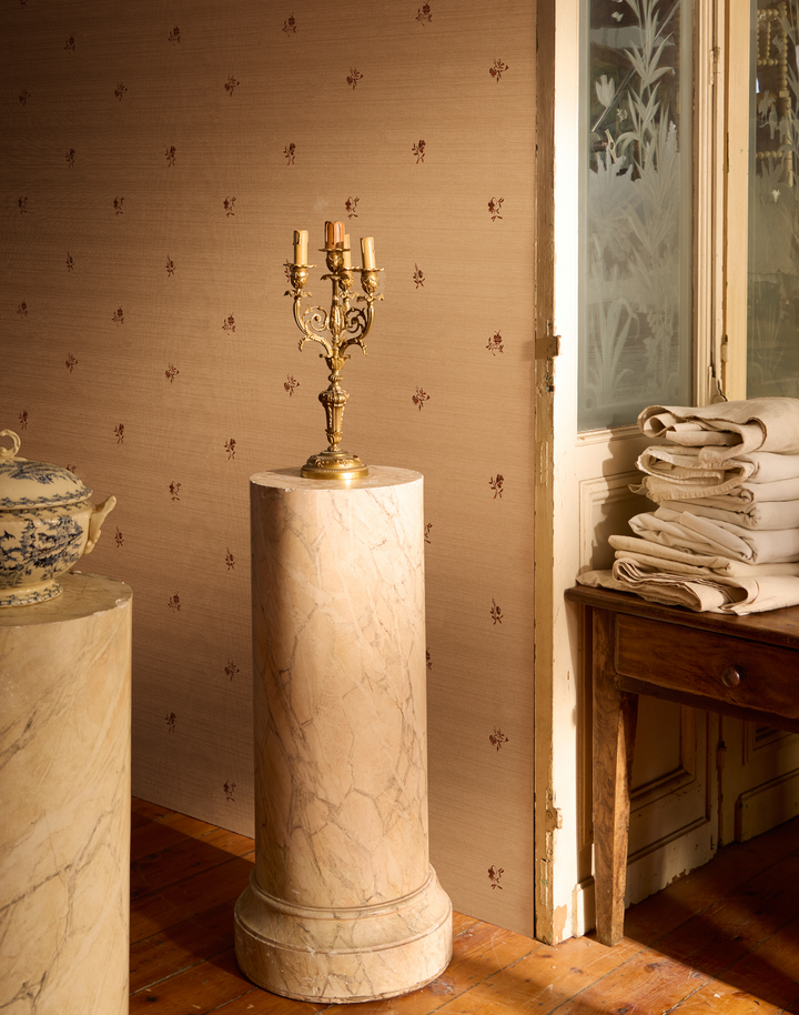 Florienne Grasscloth, Pale Driftwood WPLR0131