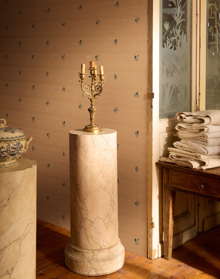 Florienne Grasscloth, Soft Pebble WPLR0132